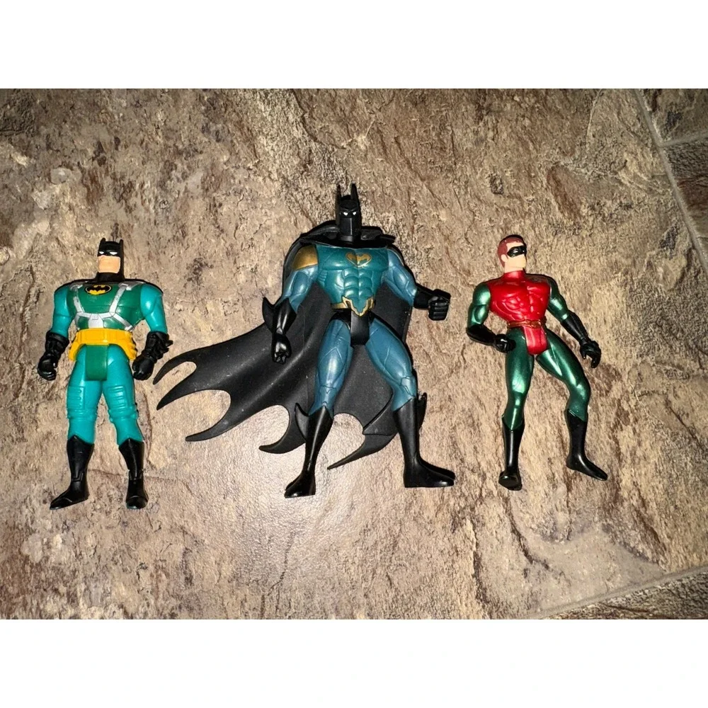 Vintage Kenner DC Batman Action figures lot‎ of 3